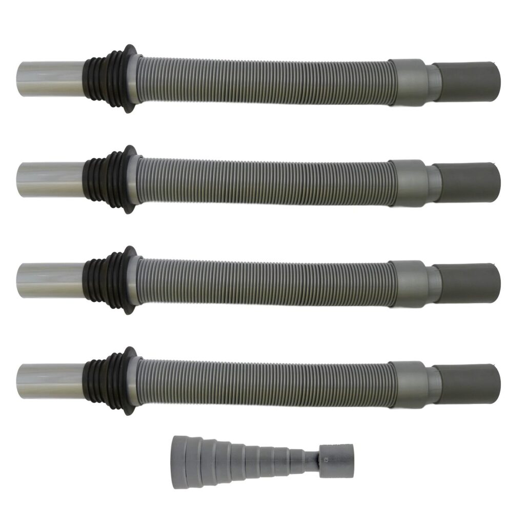 DKN Flexible Waste Pipe 1m X 4 Plus Cone Adapter - DKN Online - View #8